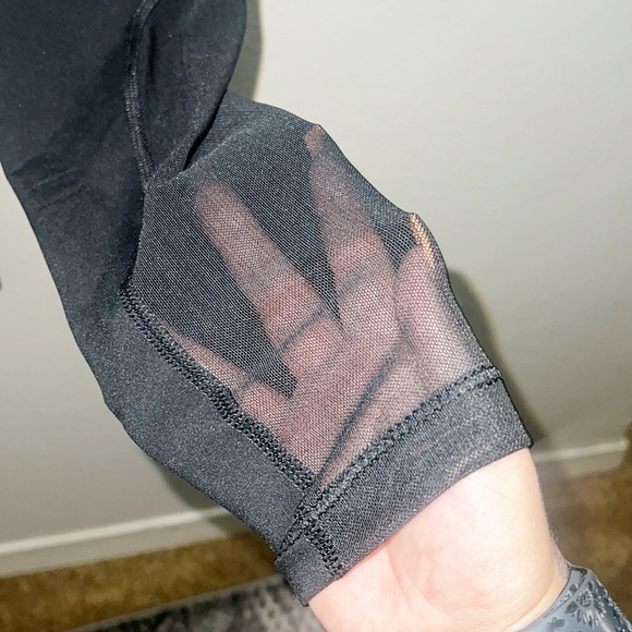 Nike Pro Dri-fit women’s black and white mesh detail leggings - Picture 5 of 10